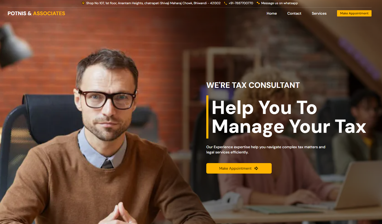 Tax Consulant website