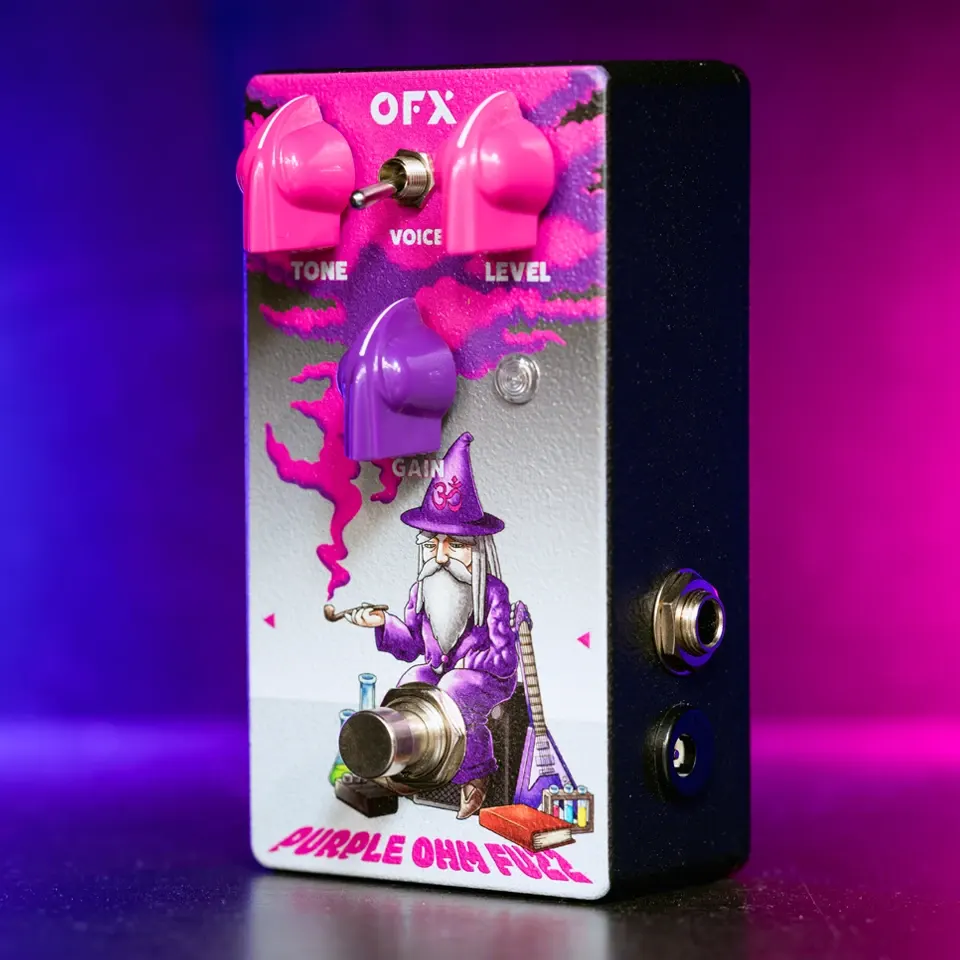 Purple Ohm Fuzz Pedal
