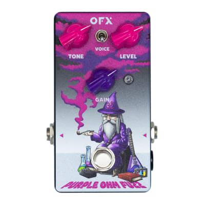 Purple Ohm Fuzz Guitar Pedal from Oliver Effects - OFX
