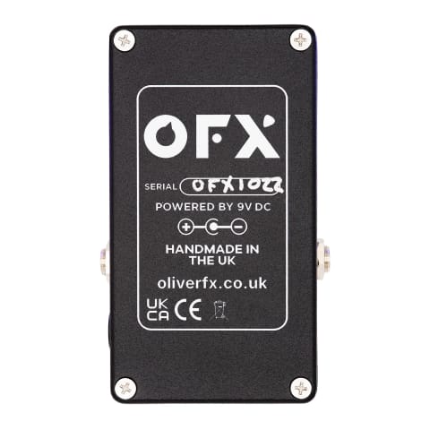Purple Ohm Fuzz Guitar Pedal from Oliver Effects - OFX