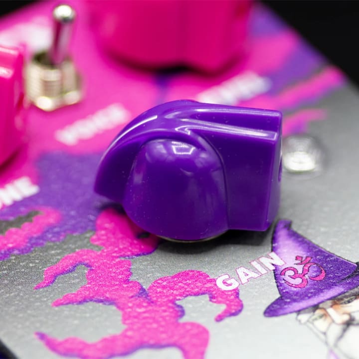 Purple Ohm Fuzz Guitar Pedal from Oliver Effects - OFX