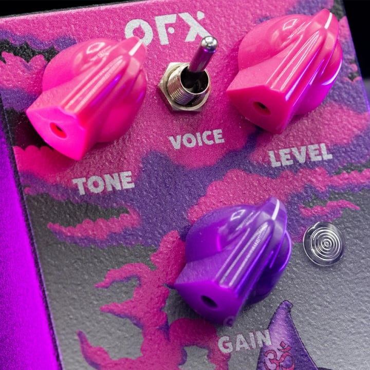 Purple Ohm Fuzz Guitar Pedal from Oliver Effects - OFX