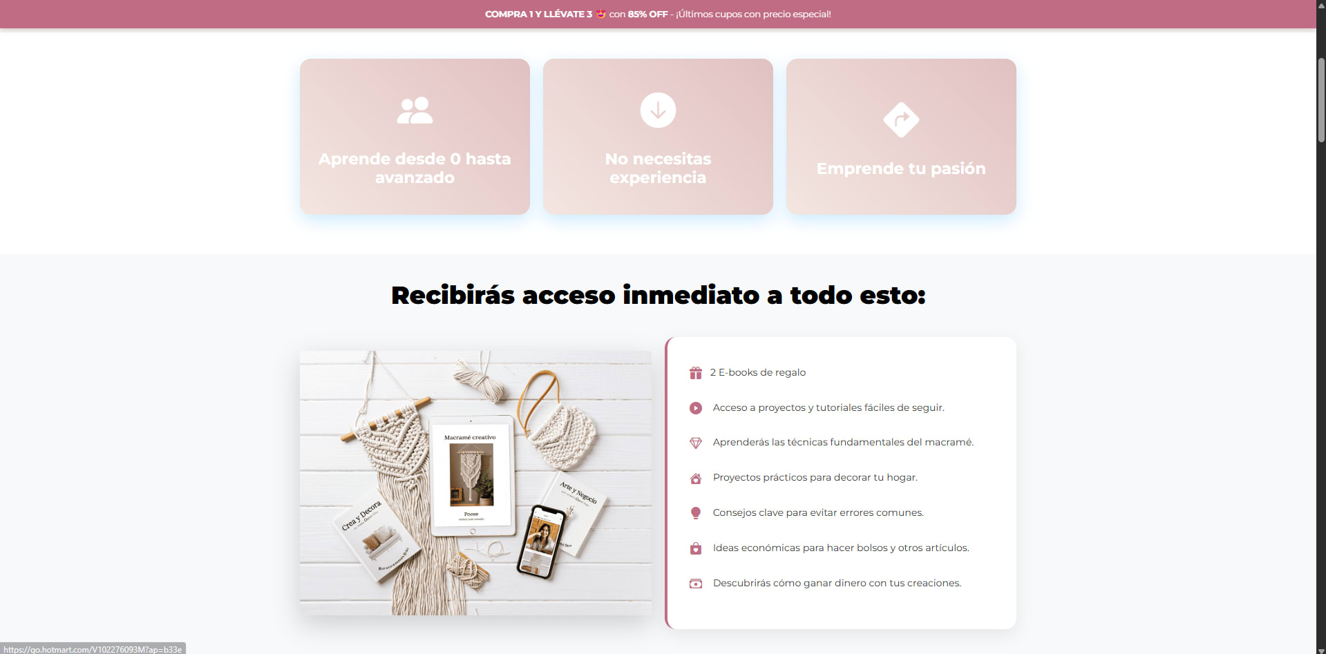 Identidad visual de Macramé creativo