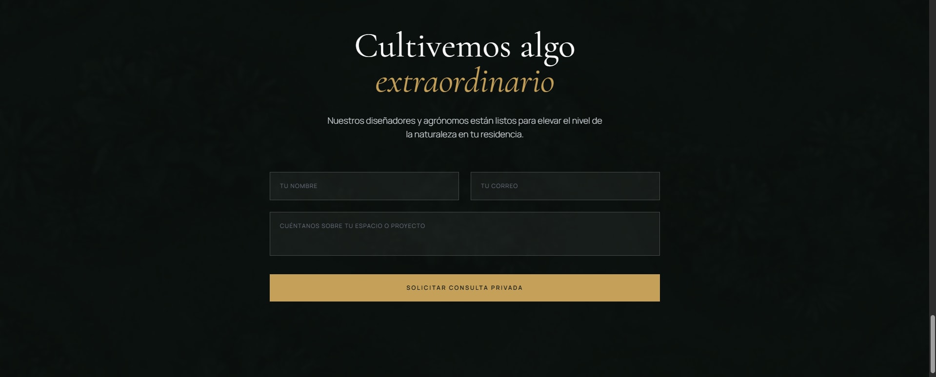 Sección de testimonios y casos de éxito de Greenscape