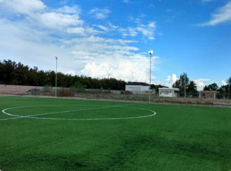 Cancha de fútbol de la unidad deportiva