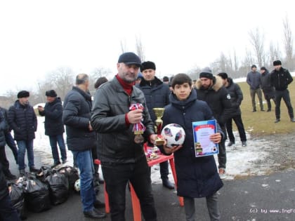 Новогодний футбольный турнир прошел в Троицкой