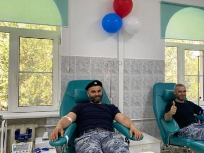 Приставы Ингушетии сдали кровь в ходе донорской акции