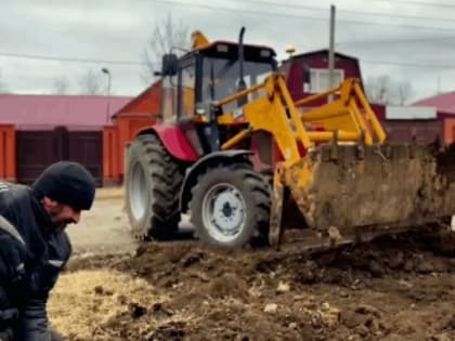 В Сунже начались работы по замене ветхого водопровода длиной около 500 метров
