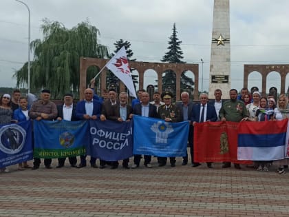 Накануне в Назрани прошло возложение цветов с участием главы г. Назрань Евлоева У. Х.