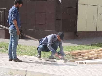 Власти Назрани наводят чистоту в районе «Юбилейный»