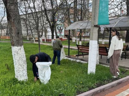 В Парке Славы прошëл субботник в рамках “Марафона достижений” в преддверии праздника Ид аль-Фитр