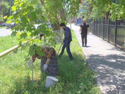 В Карабулаке прошёл масштабный субботник