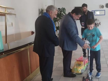 Мальчика из Харькова в ПВР в Ингушетии поздравили с праздником.