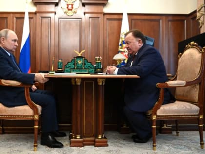 В Кремле состоялась встреча Владимира Путина с Махмудом-Али Калиматовым