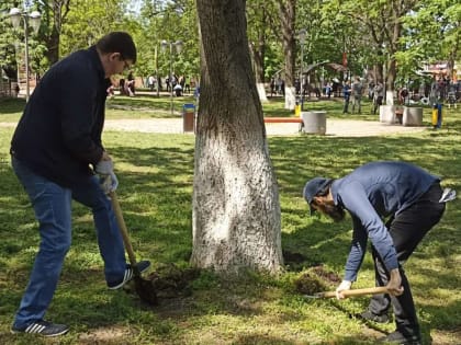 В Карабулаке прошёл субботник в поддержку рейтингового голосования