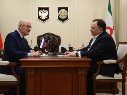 Глава Ингушетии провел встречу с заместителем руководителя Казначейства Российской Федерации