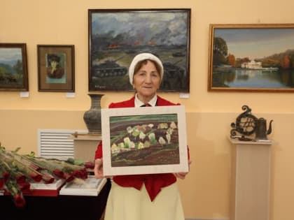 Супруга Хасолта Акиева передала в дар музею изобразительных искусств Ингушетии его картину «Пейзаж»