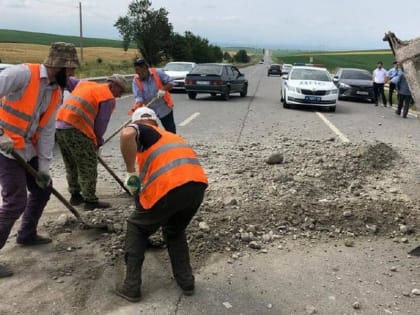 Дорожники Ингушетии не сбавляют темпов