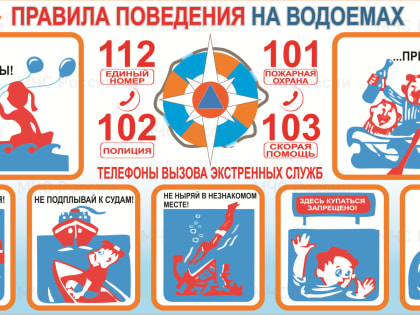ПАМЯТКА: Основные правила безопасного поведения на водоемах