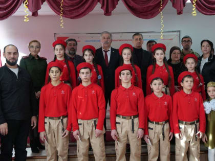 В самом северном с.п. нашей республики Вежарий-Юрт сегодня состоялось открытие Парт Героя