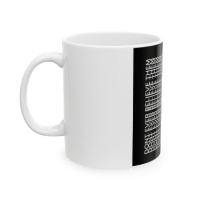 Debt Culture Coffee Mug Side View