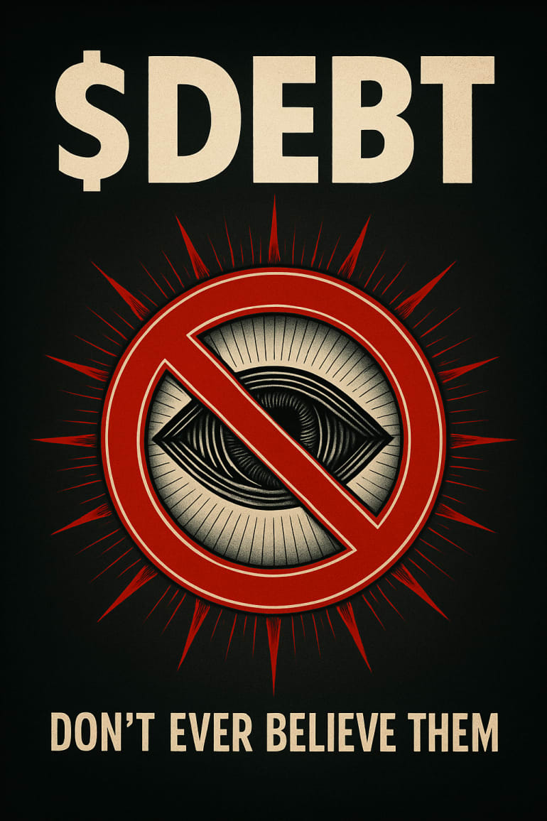 $DEBT Poster