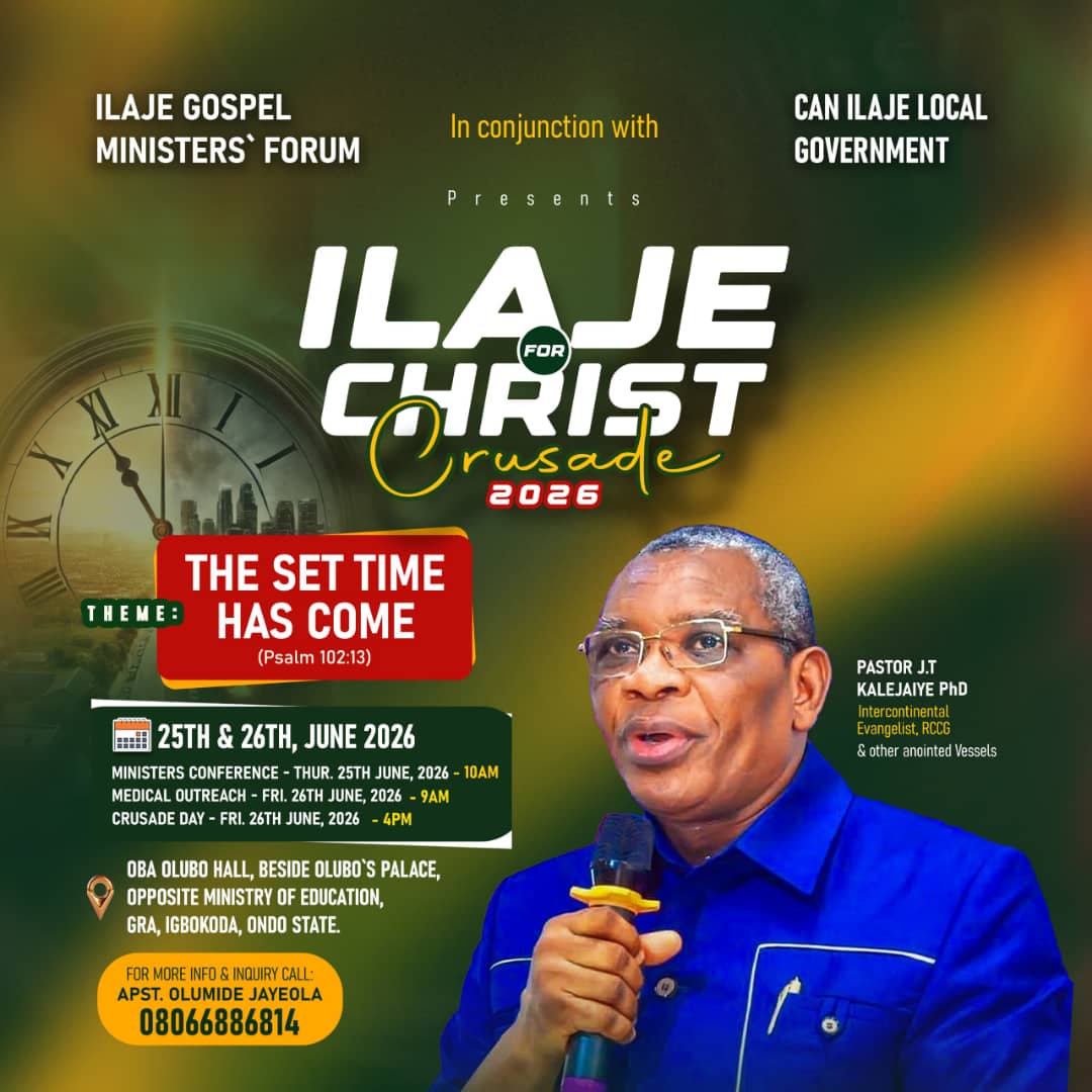 ILAJE FOR CHRIST