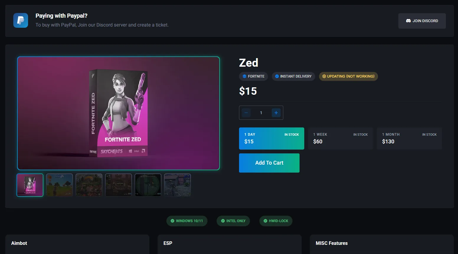 Skycheats cheat screenshot