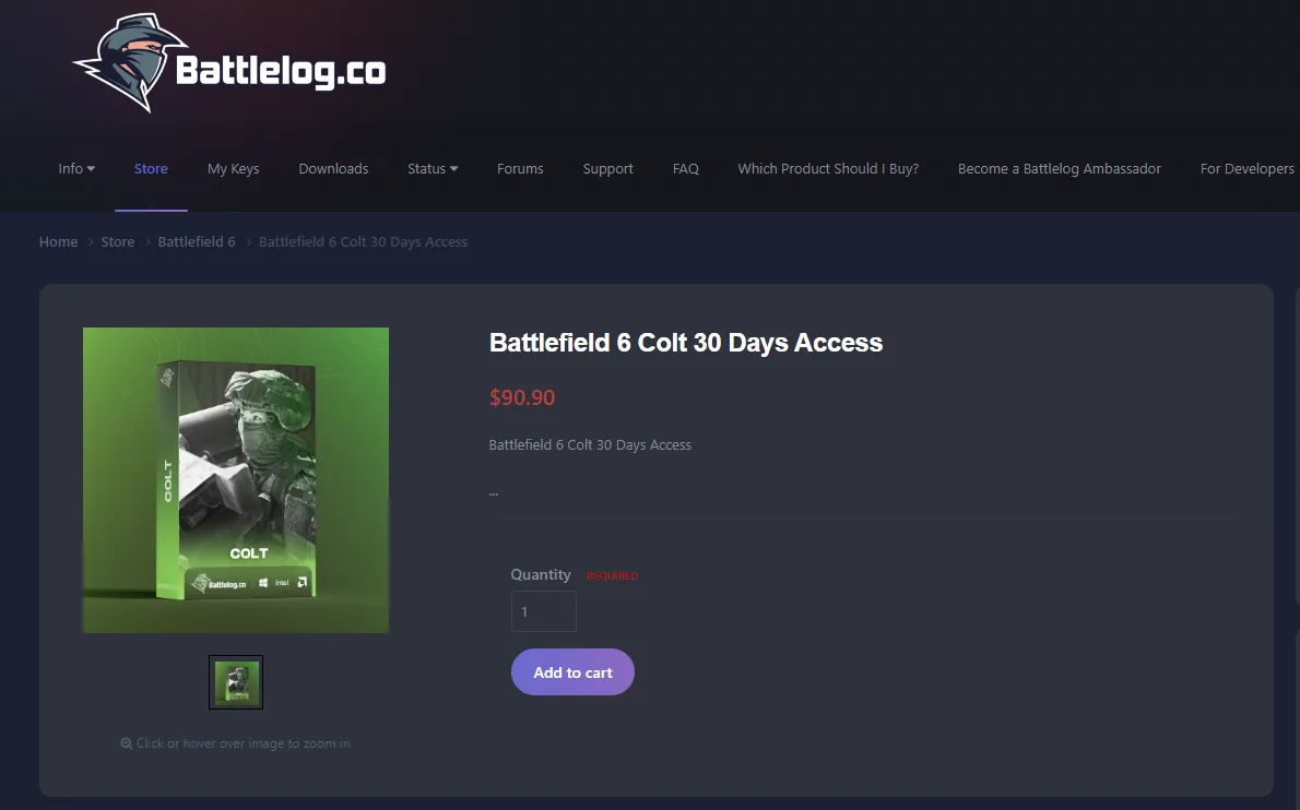 Battlelog cheat screenshot