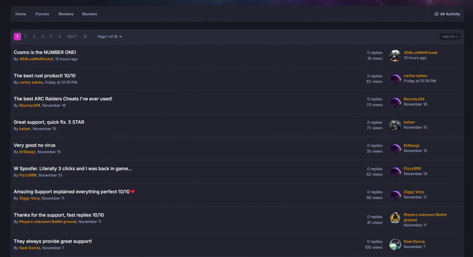 CosmoCheats cheat screenshot