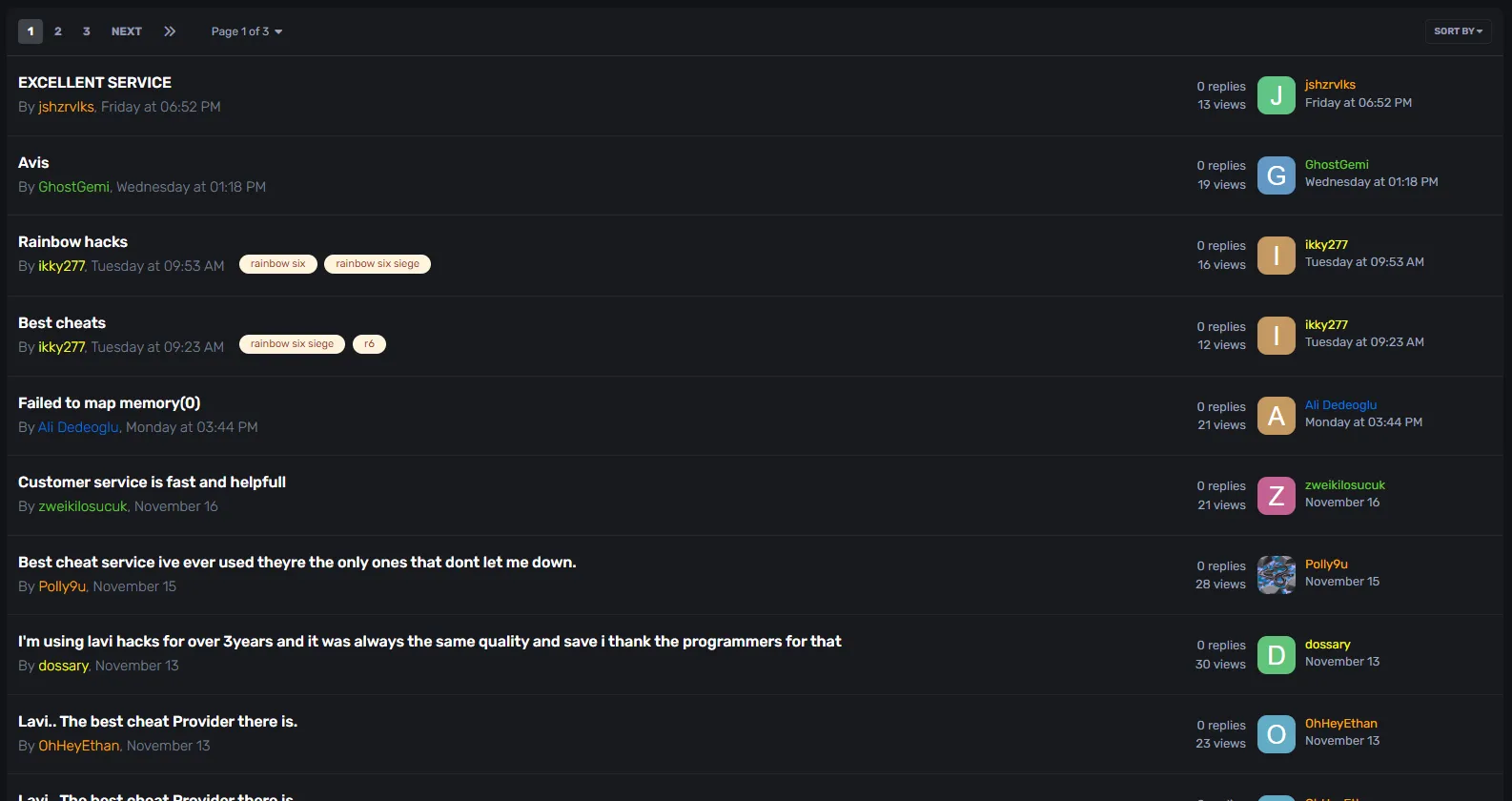 Lavicheats cheat screenshot