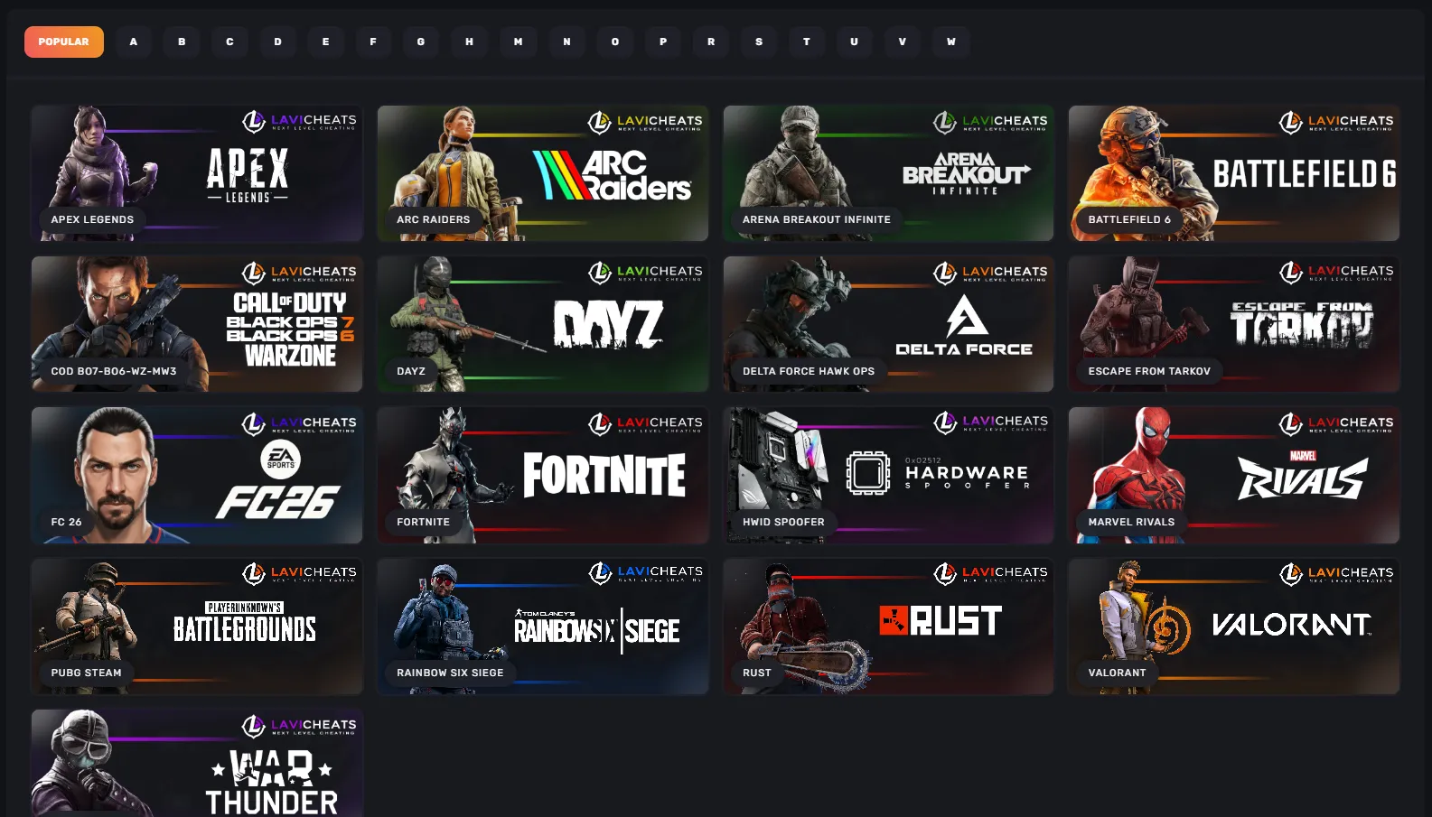 Lavicheats cheat screenshot