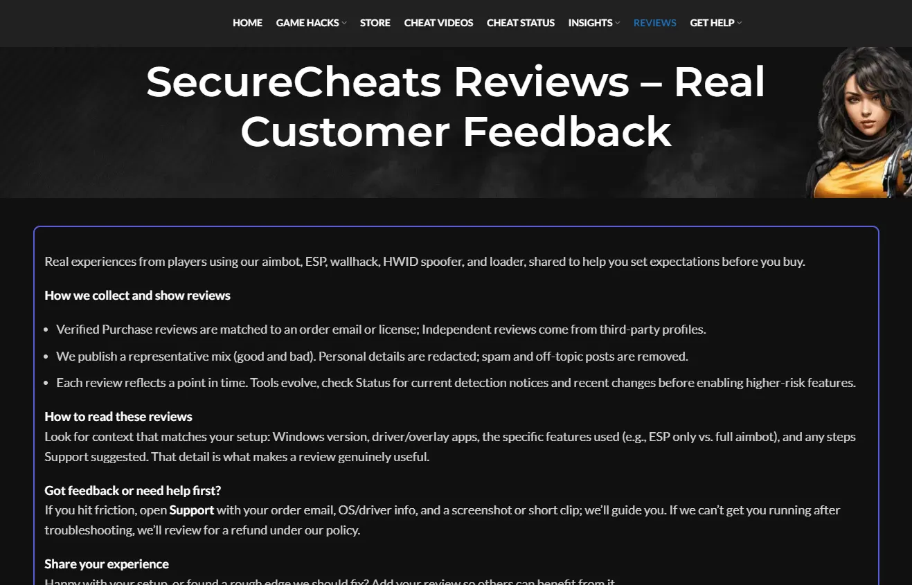 SecureCheats cheat screenshot