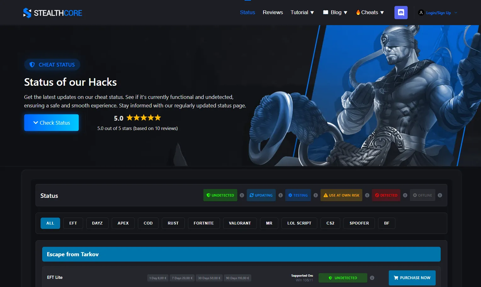 Stealth Core cheat screenshot