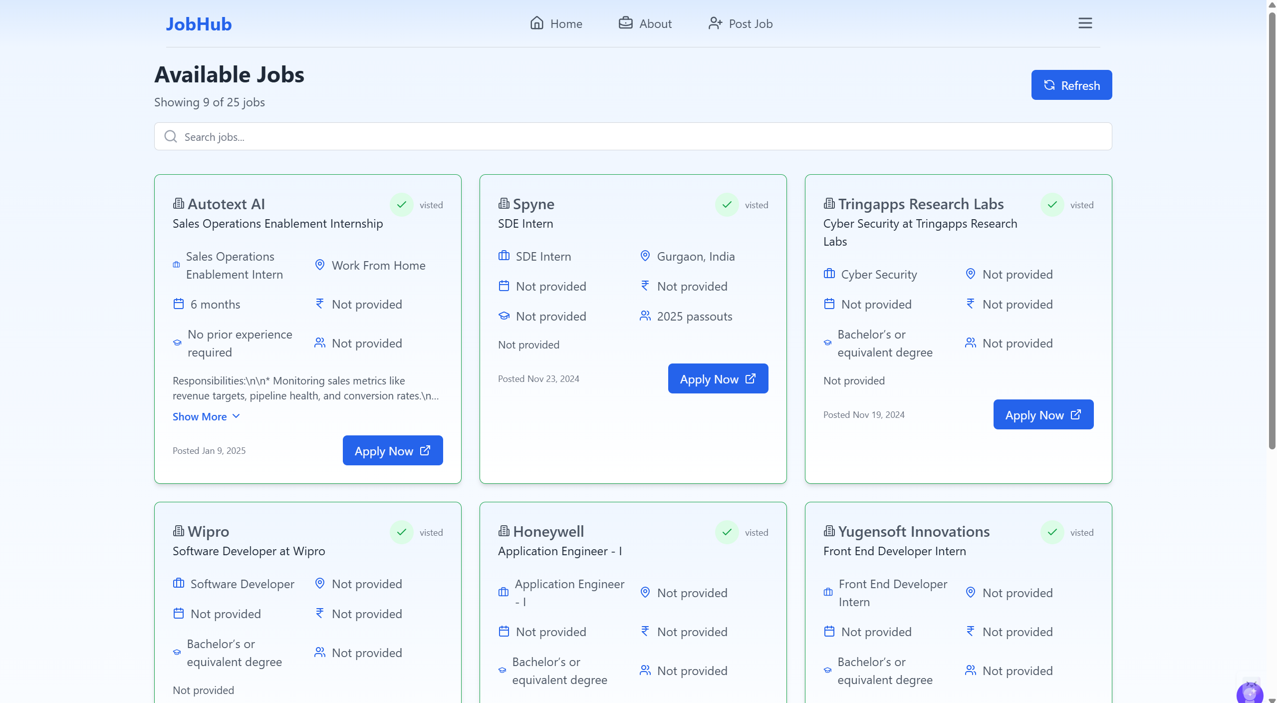 Job Hub