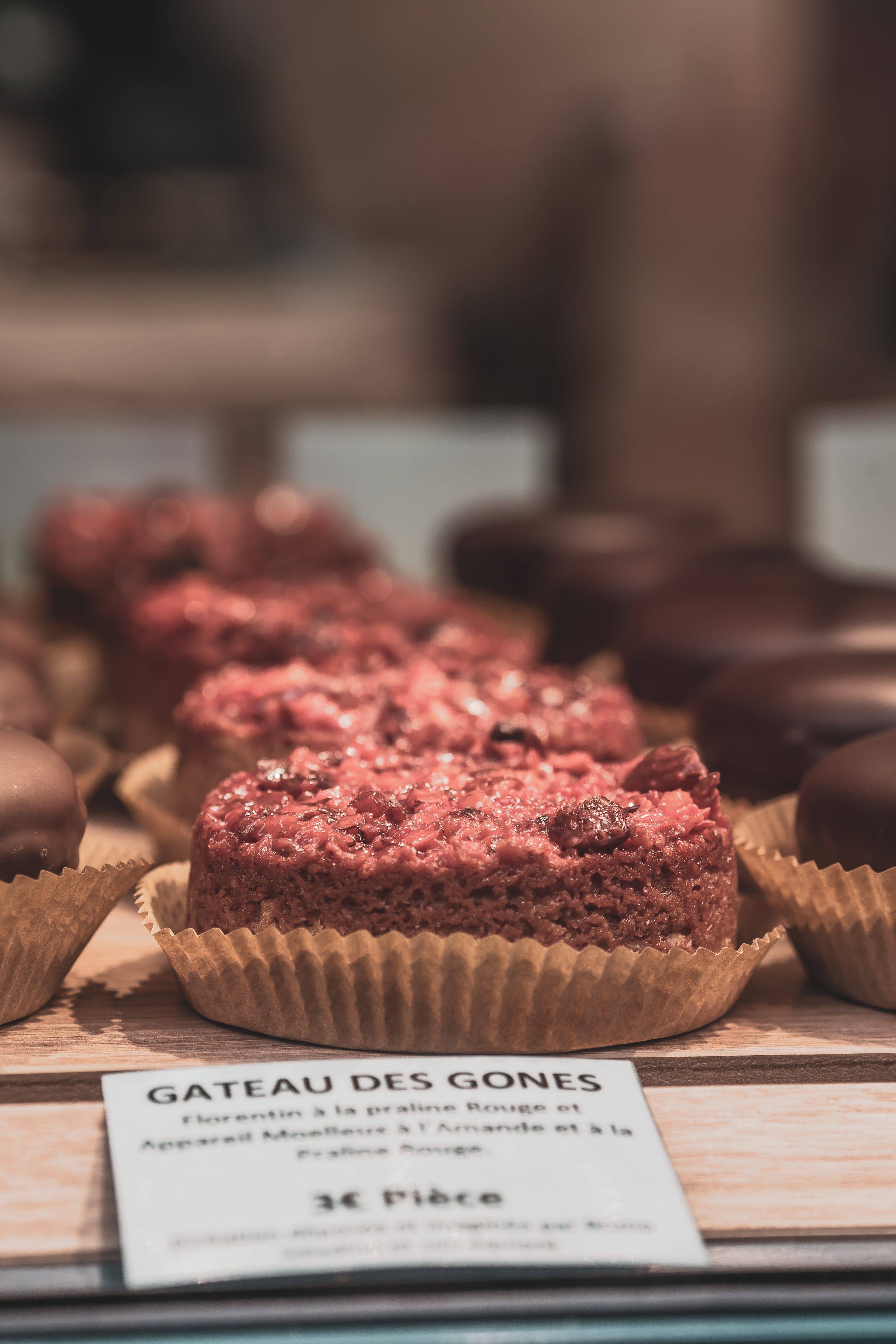 Shooting produit tarte aux pralines