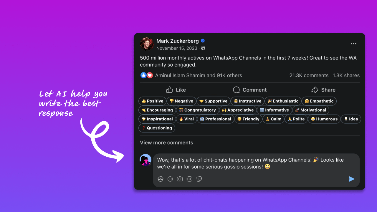 Replier - AI-Powered Social Media Comment Replier