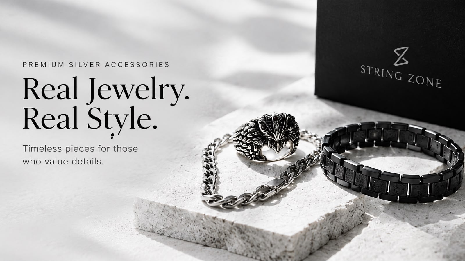 String Zone Silver Jewelry
