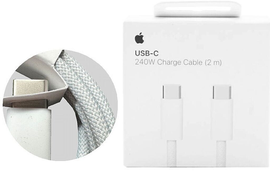 Apple Cable 2M USB-C a USB-C de 240 W (trenzado)
