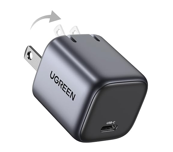Cargador Ugreen 30W GaN cargador Mini PD 3,0 USB-C