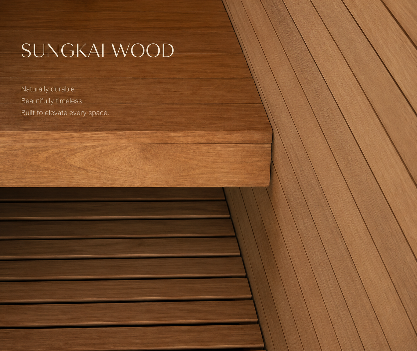 Sungkai interior wood