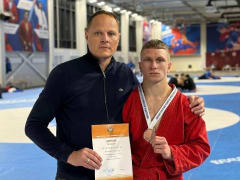Александр Плеханов – бронзовый призëр Чемпионата России по самбо