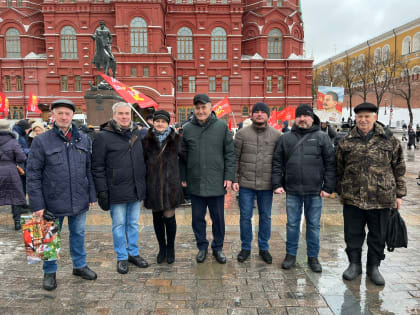 В Москве прошла траурная акция, посвященная 70-летию со дня смерти И.В. Сталина