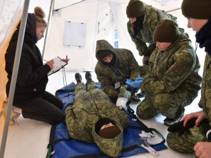 Юные дмитровчане приняли участие в военно-спортивной игре