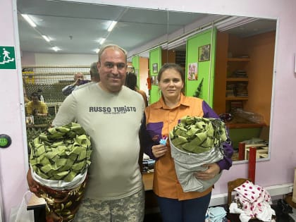 В Орехово-Зуевском городском округе активно работает мастерская по плетению маскировочных сетей