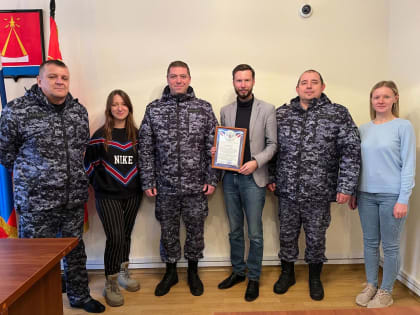 Сотрудники Росгвардии поздравили с профессиональным праздником пресс-службу Администрации г.о. Лыткарино