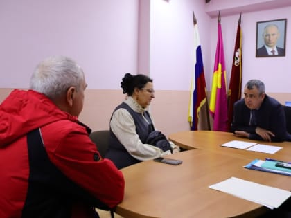 На приёме у заместителя главы