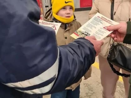 В Домодедове прошел рейд по безопасности на ж/д станции