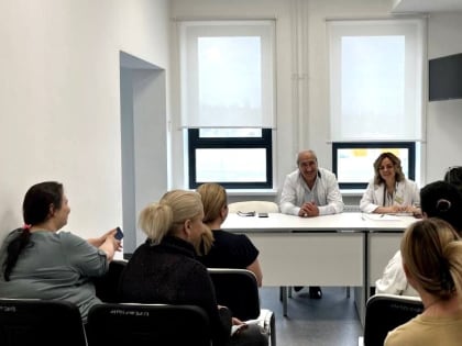 Очередная встреча с населением прошла в поликлинике Южной