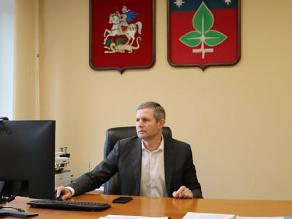 Алексей Воробьев проголосовал на выборах губернатора дистанционно на рабочем месте